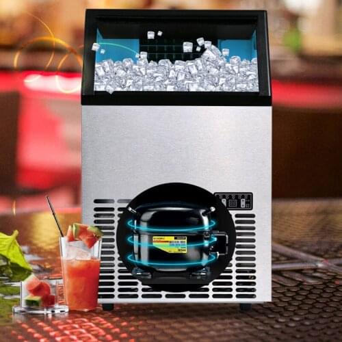 Commercial Large Capacity Ice Maker Low Noise Automatic Square Ice Machine 220V