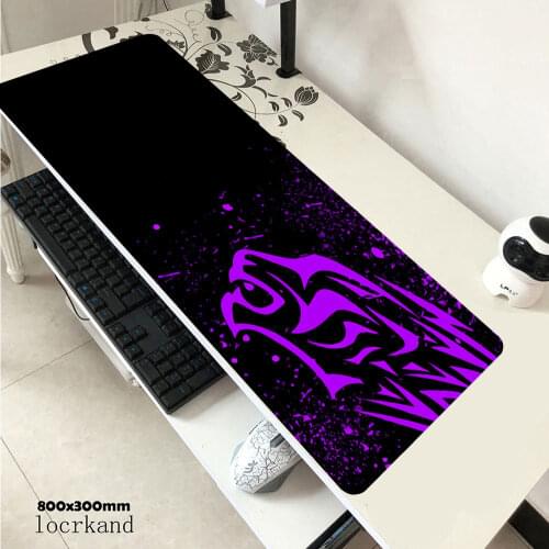 Red Leopard-Excovip Extra Long Large XL Gaming Desk Mat Smooth Surface Non-Slip Rubber Mouse Pad Mat with Designs Gamer mousepad