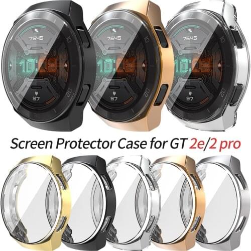 Lightweight Screen Protector Cover for Huawei Watch GT 2e 2 Pro Case Soft TPU Shell for GT2 Pro Smartwatch Thin Bumper