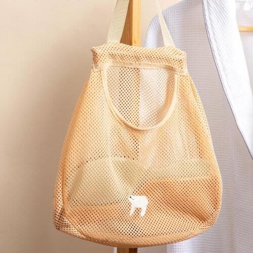 Kitchen Multipurpose Mesh Storage Bag Breathable Hanging Fruit Vegetable Pouch