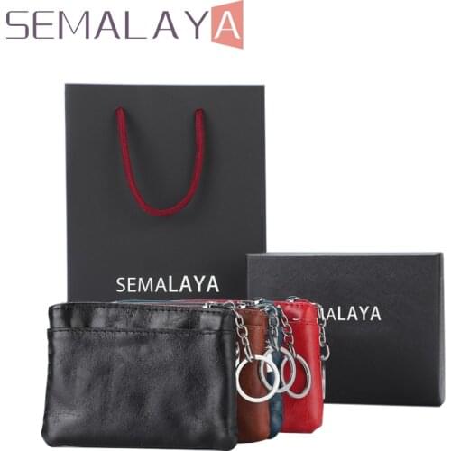 Latest Wallet Coin Pocket Oil Wax Cowhide With Zipper Key Hook Card Packet Pouch Excellent Quality For Men Women