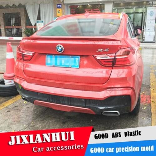 For F26 X4 Spoiler 2015-2017 BMW F26 X4 SPOILER ABS plastic Material Car Rear Wing Color Rear Spoiler