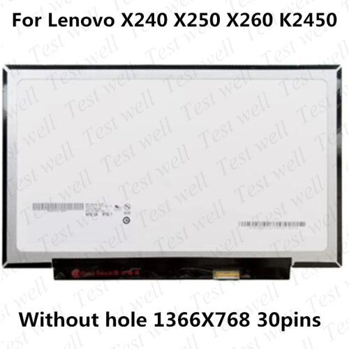 12.5'' Slim TN HD HB125WX1-200 B125XTN01.0 M125NWN1 R1 For Lenovo Thinkpad X230S X240 X250 X260 X270 X280 LCD Display Screen