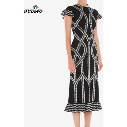 Bandage dress midi black bodycon ruched going out dinner business formal dress for women office cocktail elegant party celebrity