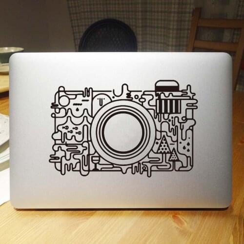 Abstraction Camera Vinyl Decal for Apple Macbook Pro 16" Air Retina 11 12 13 15 Mac Book Notebook Skin 14" Dell Laptop Sticker