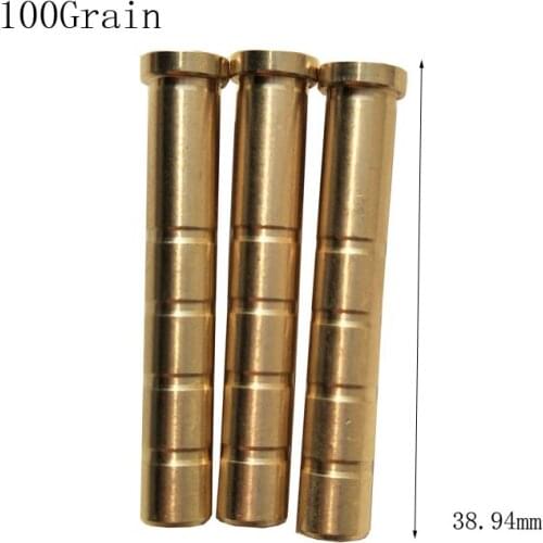50pcs/lot Hunting 100 Grain Arrow Inserts Archery Cooper 6.2mm Inner Diameter Insert Connect Arrowhead Carbon Fiberglass Arrows