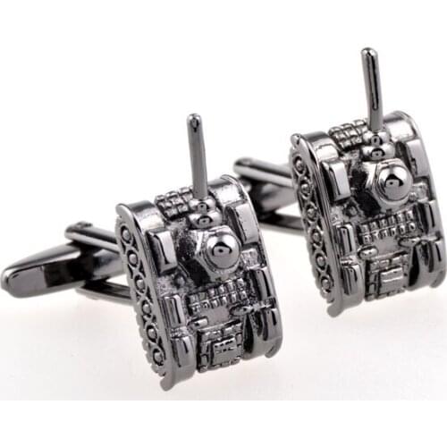 Lepton Copper Tank Design Cufflinks,high-quality Army Fans Gift cuff links for mens,Free Shipping