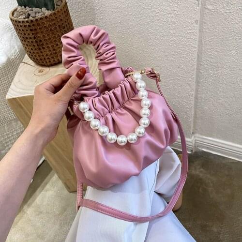 Womens bag Female bag Summer net red small bag messenger bag pleated handbag one Shoulder bag mini bag ladies hand bags