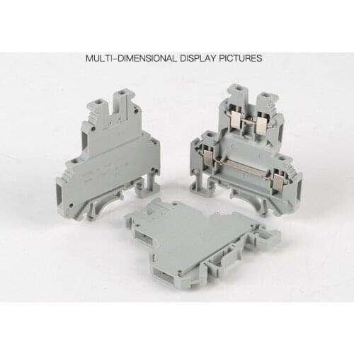 1pcs UKk3 double terminal voltage guide rail terminal UKK5 terminal double single connection terminal