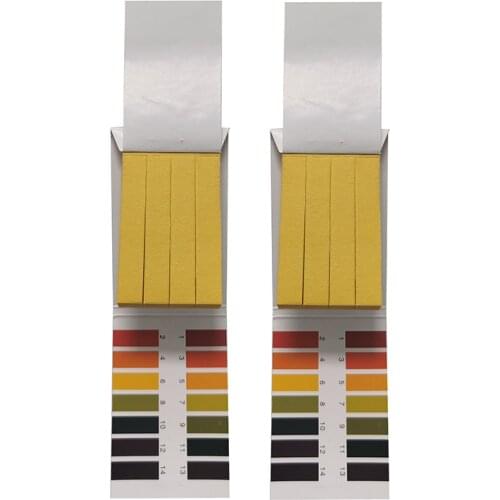 80 Strips/pack PH test strips Full PH Meter PH Controller 1-14st Indicator Litmus Paper Water Soilsting Kit Teaching equipment