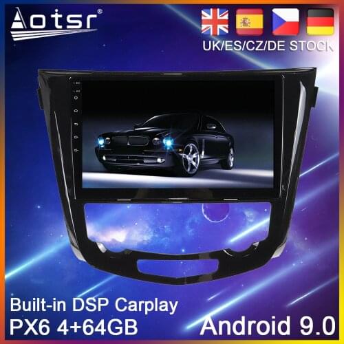 Android 9 PX6 Car DVD Player GPS Navigation For Nissan X-Trail T32 Qashqai J11 Car Auto Radio Stereo Multimedia Player HeadUnit