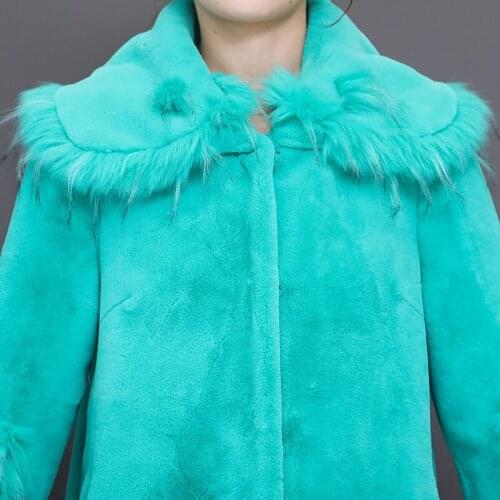 Big Faux Fur Female Jacket Winter Coat Women Clothes 2020 Korean Vintage Warm Long Tops Plus Size Manteau Femme ZT4599