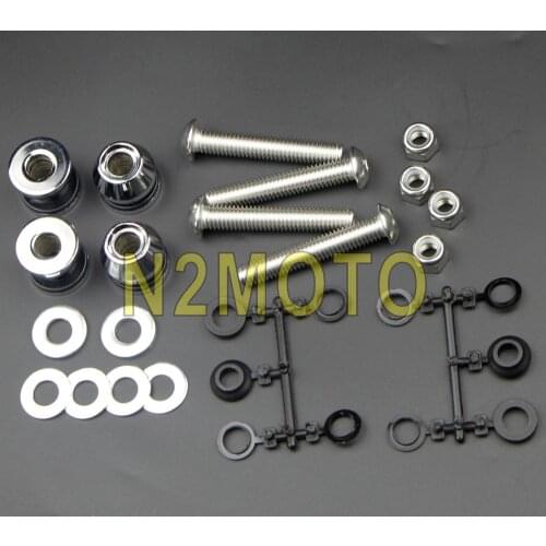 For Harley Dyna Softail 2000-2017 Detachable Sissy Bar Docking Hardware Mounting Kit FXD FLSTF FX FXDF FXDWG