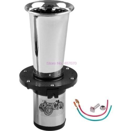 By DHL or Fedex 10 pcs 110dB 12V Air horn Antique Vintage Vehicle Boat Auto Car Truck Loud Alarm Horn For Universal Car