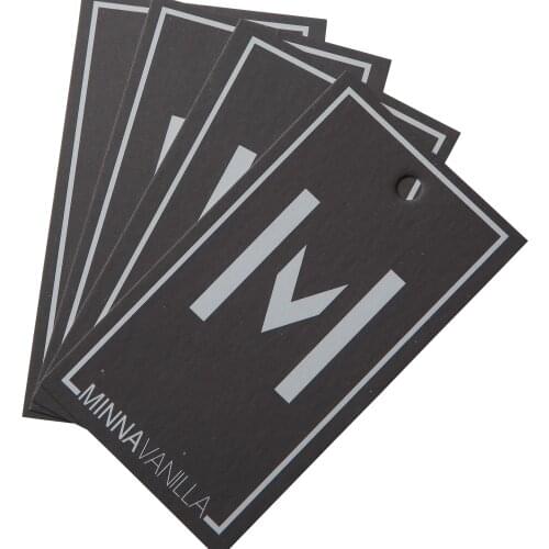 Customized Hang Tags For Gift Printed Kraft Paper Price Labels Custom Clothing Swing Lists Oem Logo Paper Label For Clothes