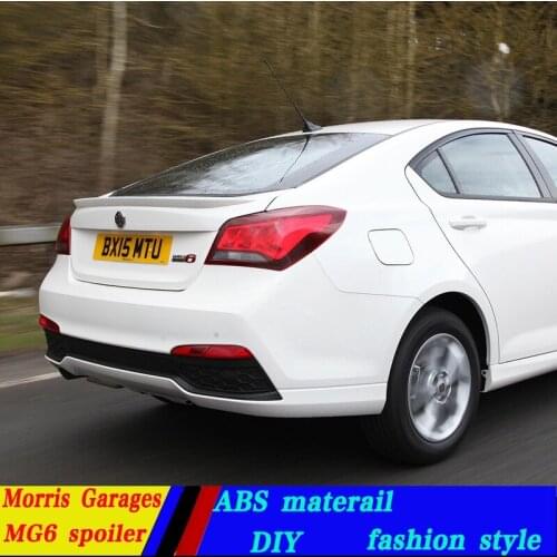 Use for MG6 spoiler 2011-2015 model MG6 spoiler High Quality ABS Material Car Rear Wing Primer Color rear MG6 lip spoiler