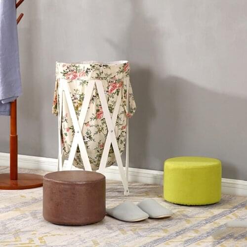 Furniture Bedroom furniture Ottoman Sofa Childrens Stool Solid Wood Stool Ins Fabric Bench Muebles الأثاث المنزلي Chaise가구 стул