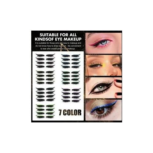 4pairs Eyeliner And Eyelash Stickers Reusable Eyelid Tape Invisible Self-adhesive Eye Line Strip Sticker Women Eye Makeup Tools
