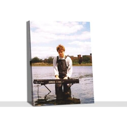 HD Print Modular Music Boy Seaside Lake Picture Canvas Painting Cute Sky Poster For Living Room Home Decor Wall Art No Framework