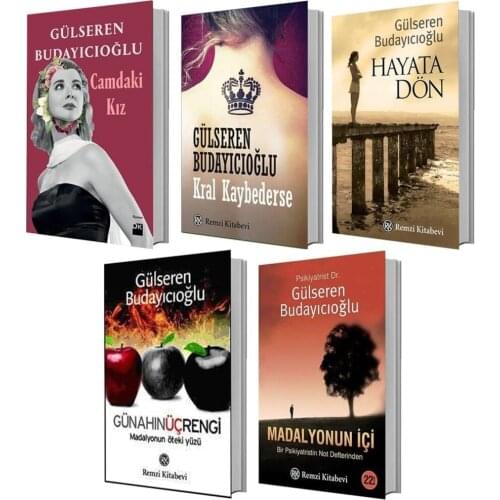 Gülseren Budayıcıoğlu 5 Book Set TURKİSH NOVEL ORIGINAL PRODUCT SHİPS FROM TURKEY (TURKISH NOVEL)
