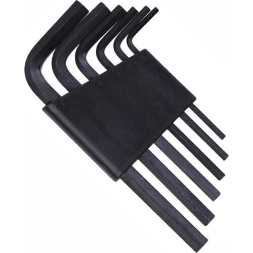 Hex Key Wrench Set 2/2.5/3/4/5/6mm, 45 # Steel, Quenched, Hex Key Tool L Shape Wrench Screwdriver for Bicycle Bike Repair