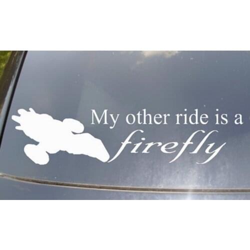 Cool serenity car decal - My Other Ride is a Firefly Car Sticker