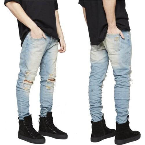 Рваные джинсы для мужчин Nopnogn China At AliExpress