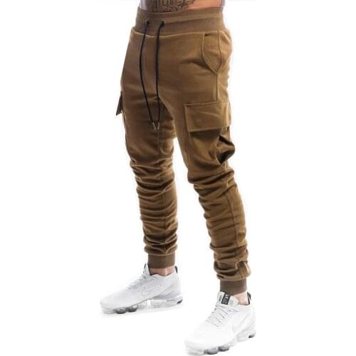 2021 New Men Pants Spring And Winter Muscle Bothers Running Fitness Training Fashion Sports Casual Sweatpants Mens Clothing