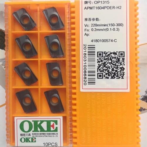 OKE APMT1604PDER-M2 OP1215/APMT1604PDER-H2 OP1215/APMT1604PDER-M2 OP1315/APMT1604PDER-H2 OP1315 CNC carbide inserts 10PCS/BOX