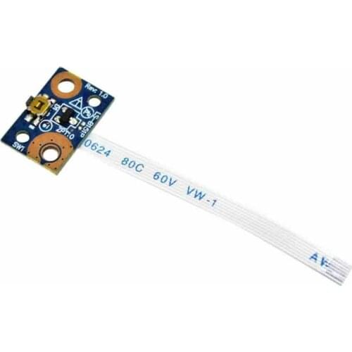 Power Switch Button Board W/Cable Replacement for HP Pavilion X360 11-N Probook 470 G2 755733-001 LS-B151PV
