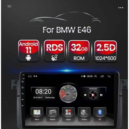 TomoStrong Android system 2+32GB SWC for BMW E46 M3 Coupe 318/320/325/330/335 car Autoradio radio SWC wifi Multimedia 4CORE