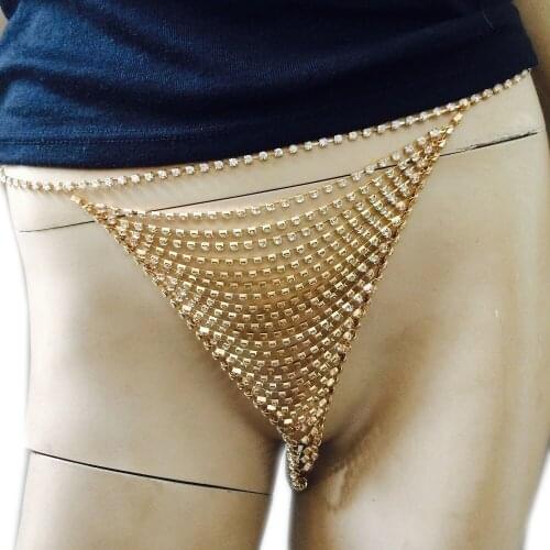 UK-004 Very Sexy chain Panties, chain G-string, Chain Bikini Bottom,body jewelry