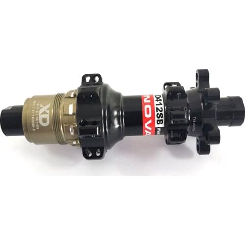 Novatec D412SB road bike Straight pull disc 6 Bolt rear hub 24h XD XX1 freehub QR Thru axle M10 M12 10x135 12x142mm MTB rear hub