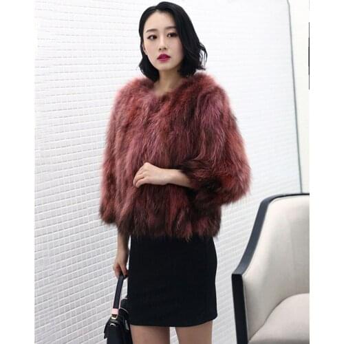 Female Fashionable Rex Faux Rabbit Fur Coats Thick Warm Overcoats Elegant Womens Raccoon Dog Furs Coat WXF042