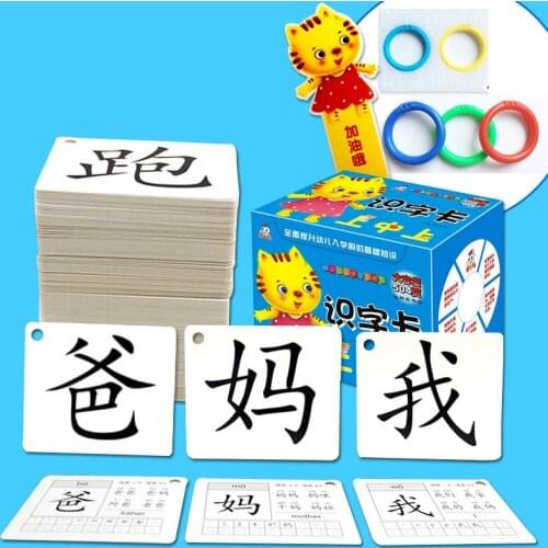 504Pcs/Set Double-Sided Early Childhood Book Chinese Books For Children,Chinese Learning Cards, Chinese Books For Children