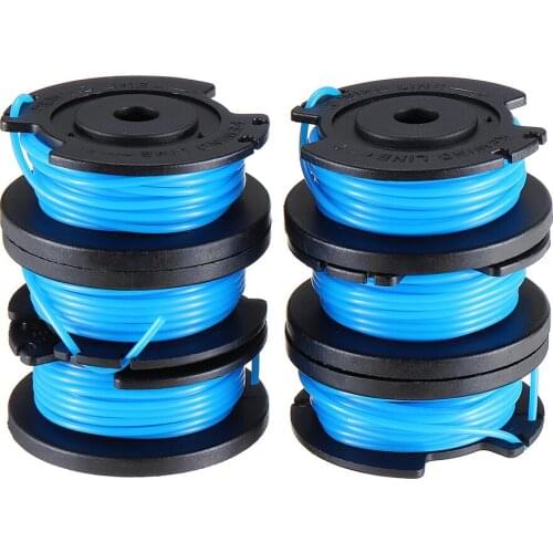 6Pcs 0.065 Inch Grass Line String Trimmer Spool Replacement for Greenworks String Trimmer Grass Trimmer