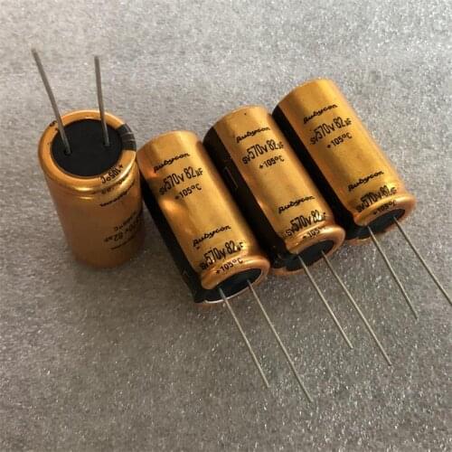 2-5-10pieces new High Voltage Filter Capacitor of New 570V82UF 105 Degree C Gold Gallbladder Loader