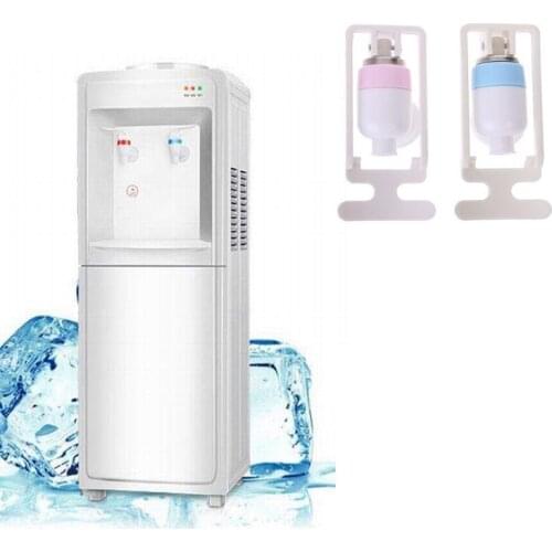 Free_on Water Dispenser Replacement Push Type White Plastic Tap Faucet 2 Pcs