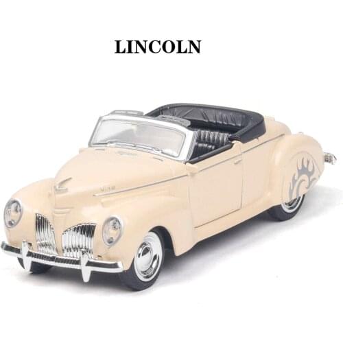 1:38 Toy Car Lincoln old car Metal Toy Alloy Car Diecasts & Toy Vehicles Car Model Miniature Scale Model Car Toys For Children