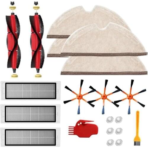Vacuum Cleaner Parts Filter Kits For Xiaomi Roborock S6 S60 S65 S5 MAX T6 Robot Vacuum Accessories Filter Side Brush