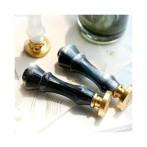 Crystal Sealing Wax Stamp Handle DIY Hobby Tools Seal Stamp Replace Handle Head Sealing Wax Bead Spoon Stamp Craft Gift