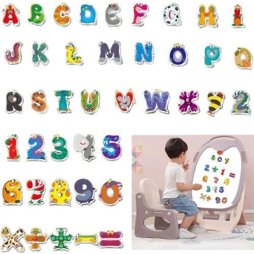 Cartoon Fridge Magnets Set for Kids Educational Toy Gift Home Decor Alphabet Animal Refrigerator Magnet