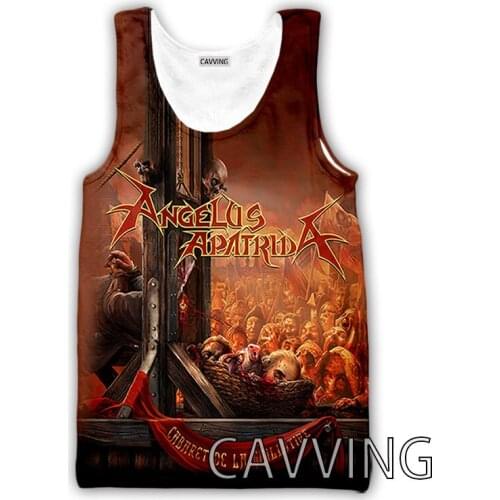 CAVVING 3D Printed Angelus Apatrida Band Tank Tops Harajuku Vest Summer Undershirt Shirts Streetwear for Men/women