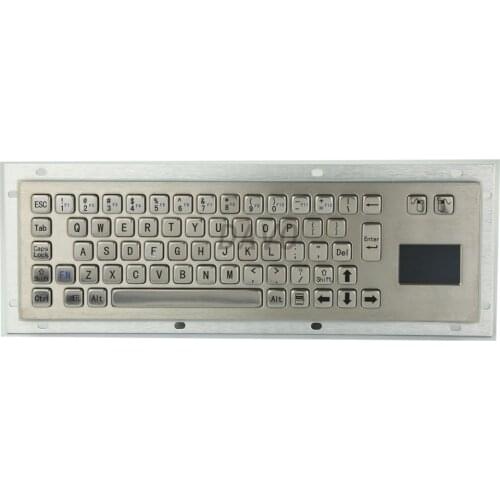 Metal Keyboard with Touchpad Metal Mechanical Keyboard military keyboard