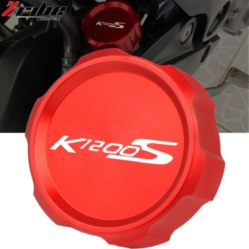 Motorcycle Accessories For BMW K1200S K1200 K 1200S 2003-2009 2008 2007 2006 CNC Aluminum Rear Brake Fluid Reservoir Cover Cap