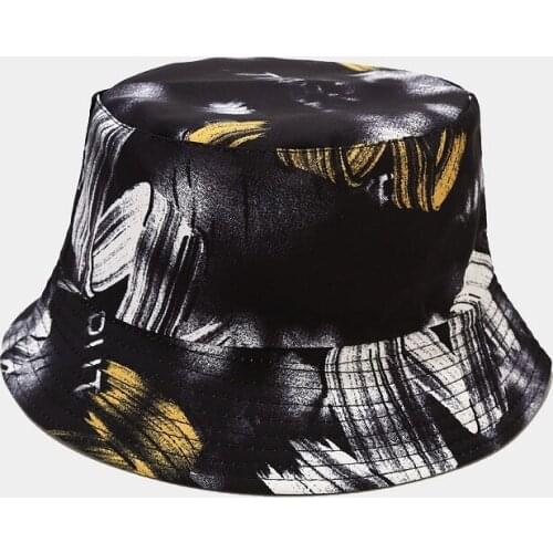 Modern Unisex Print Bucket Hat Hiking Climbing Hunting Fishing Outdoor Protection Caps Mens Womens Summer Sun Hat Harajuku