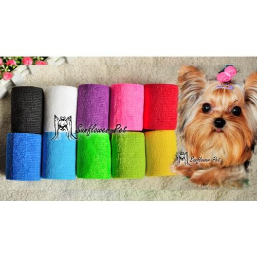 Pet Beauty Hair Wrap Dog Hair Tire Yorkshire VIP Bichon Self-Adhesive Long-Weared Pillow Paper 5CM 10PCS/lot