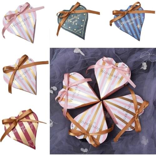 Heart Shaped Gift Box Creative Christmas Present Case Candy Box Valentines Day Gift Box Hand Gift Packaging Box Living Vase