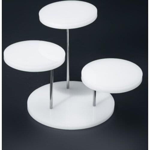 1pc New Fashiong Multi-layer Acrylic Jewelry Ring Display Stand Pendant Show Rack Cake Display Stand Kitchen Baking 3 Tray