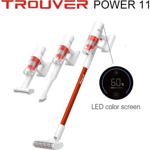 TROUVER Power 11 Handheld Vacuum Cleaner for Home Car Wireless Sweeping 120AW 20000Pa Strong Cyclone Suction Multi Brush Catcher